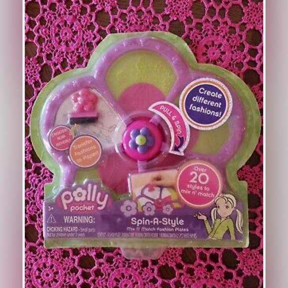 Polly Pocket - Spin A Style - Fashion Drawing - READ Description - Picture 1 of 3